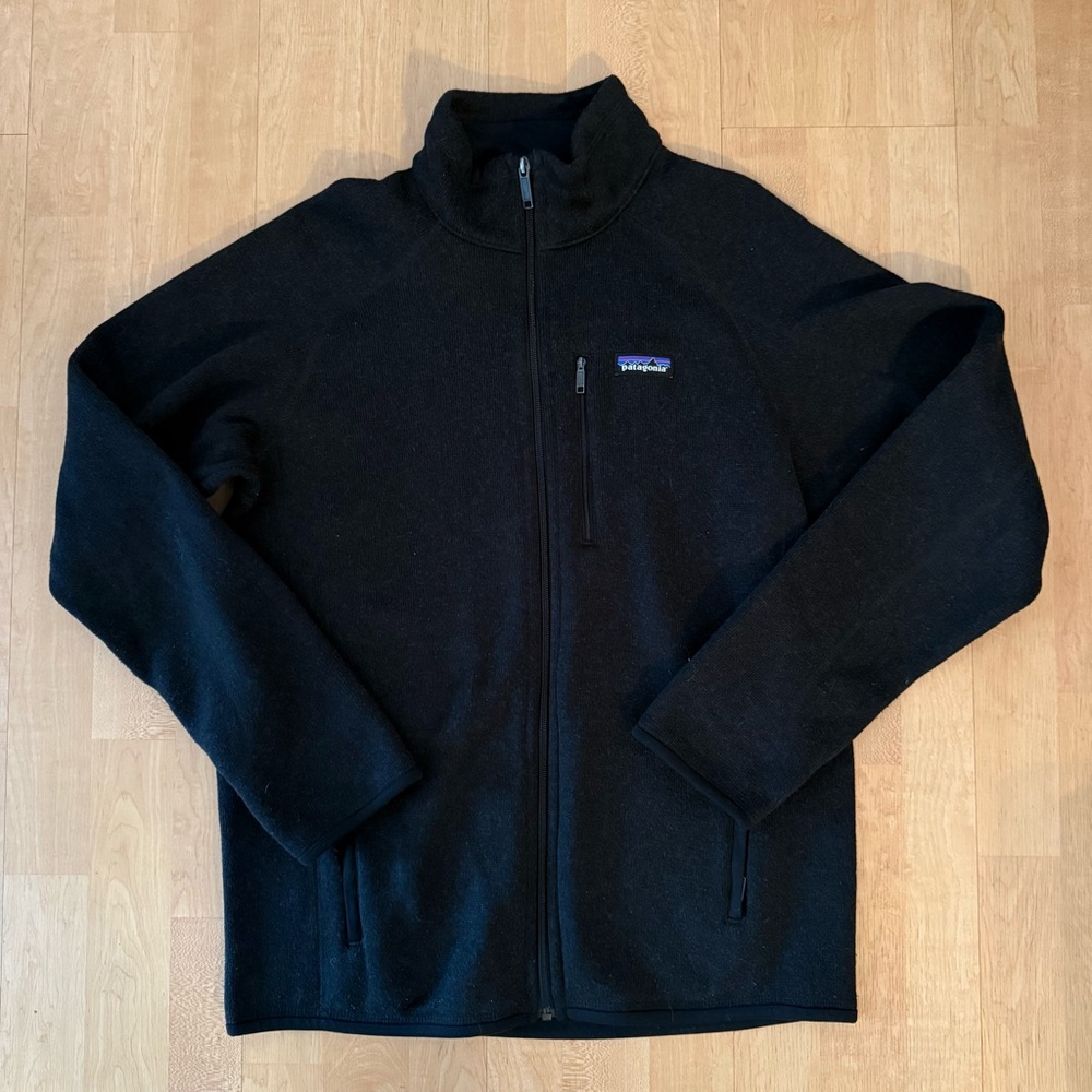 Patagonia Men's Better Sweater Fleece Jacket Black Medium